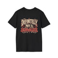 Definitely Not a Skinwalker T-Shirt — Black ~ Front Logo Back Design