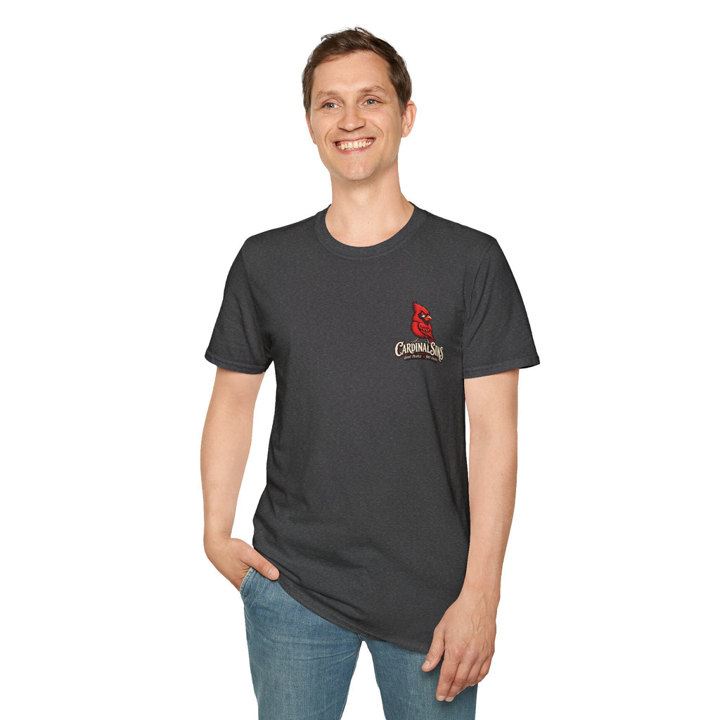 Surviving Out of Spite Possum T-Shirt — Vintage Floral Psyche Tee