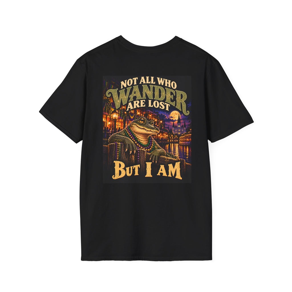 Not All Who Wander Are Lost — Graphic T-Shirt (Gator Explorer Design)