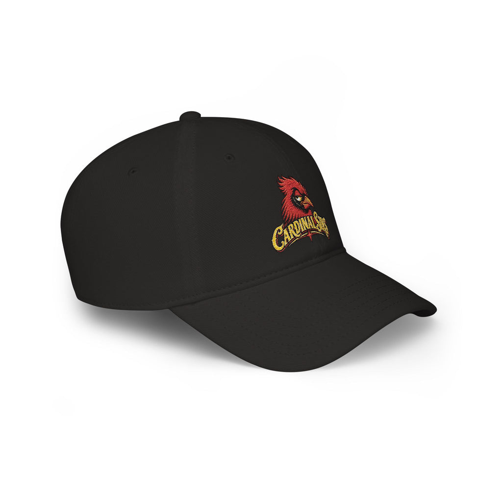 Cardinal Sins Embroidered Baseball Cap — Vintage Red Cardinal Logo