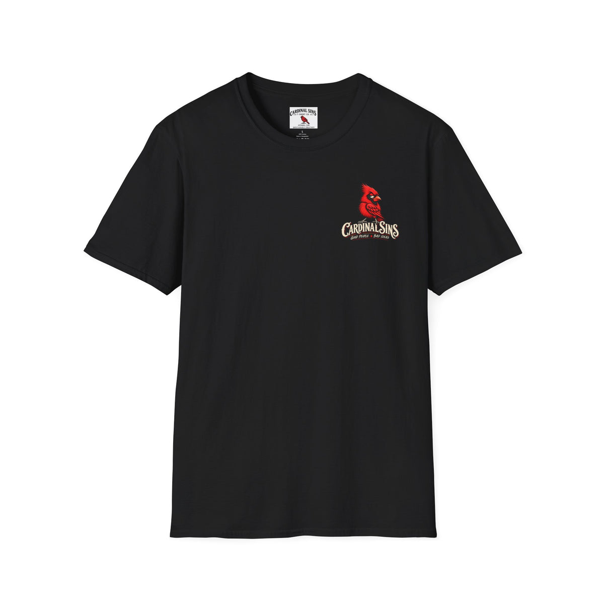 "Fine, Today's the Day, Satan" front logo back designs