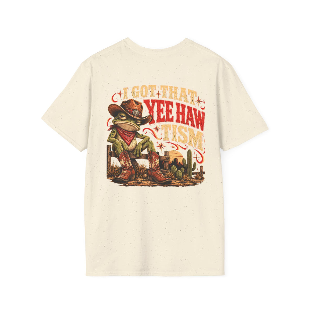 Yee Haw-tism Cowboy T-Shirt — Funny Western Autism Pride Tee